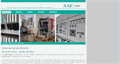 Desktop Screenshot of aae-gmbh.de